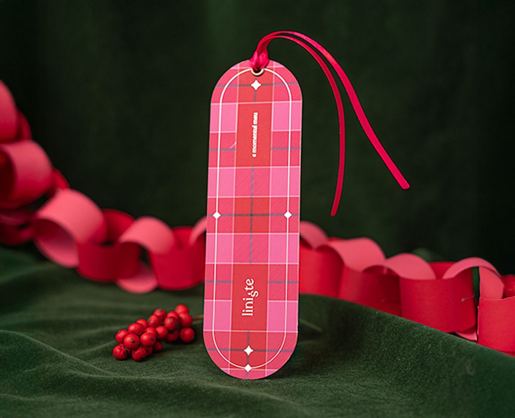 semn de carte Liniștit, festiv