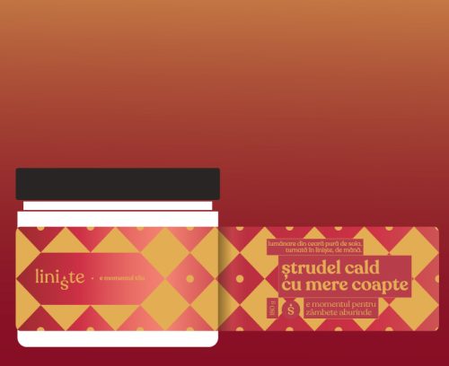 ștrudel cald cu mere coapte